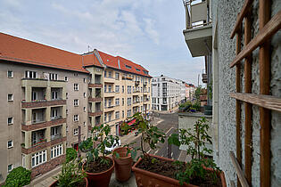 Aussicht vom Balkon