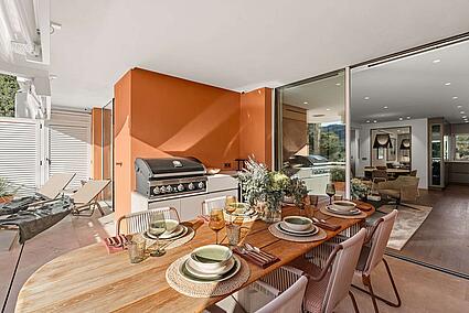 Terrace dining area