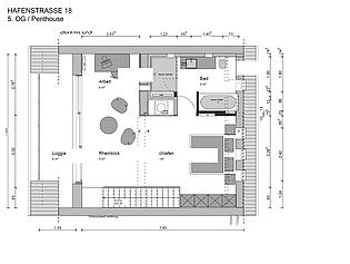 Grundriss Penthouse 5. OG