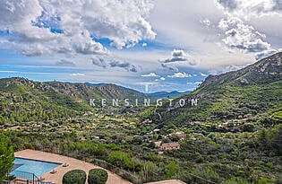 Finca in Andratx panoramic mountain view