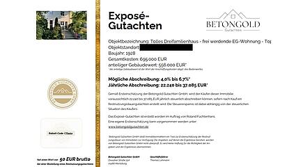 Afa-Option durch Restnutzungsdauergutachten