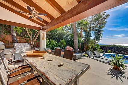 2. Sea view terrace in Bendinat