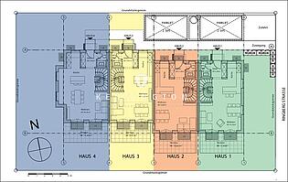 Übersicht Haus 1-4