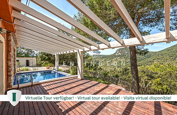 Finca in Esporles Mallorca - pool/terrasse