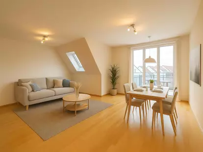 Wohn- Esszimmer Visualisiert