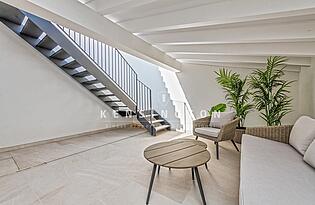 Penthouse in Palma de Mallorca- Lounge below rooftop