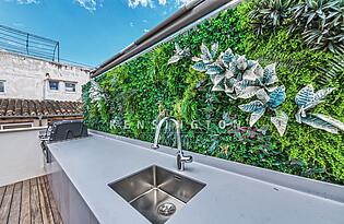 Summer kitchen terrace