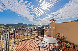 casa de pueblo en Andratx terraza con vista