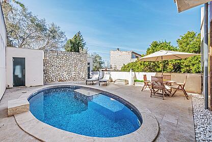 Patio and pool