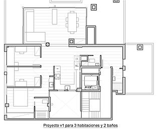 Proyecto v1 3Hab+ 2 wc Teodora Lamadrid 52-60