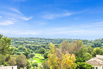 Views to the golf course