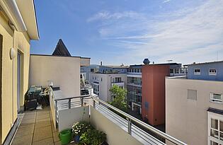 Dachterrasse mit Süd-Ost-Ausrichtung