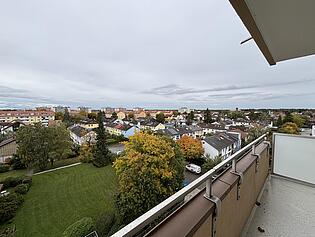 Fernblick vom Balkon