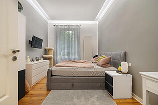 sanierte Einheit im EG / Schlafzimmer
