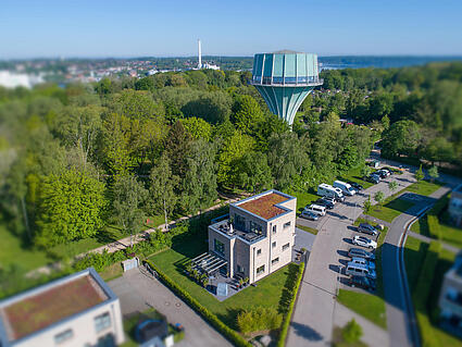 Luftbild - Weichzeichnung