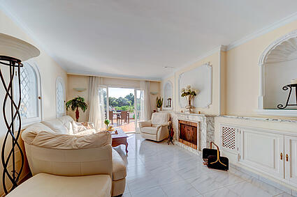 4. Living room in a villa for sale