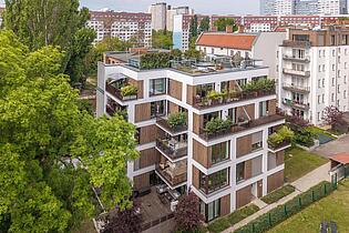 Ansicht des Gartenhauses
