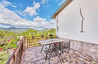 Terrace next to living room