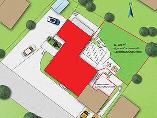 Lageplan (unverbindliche Illustration)