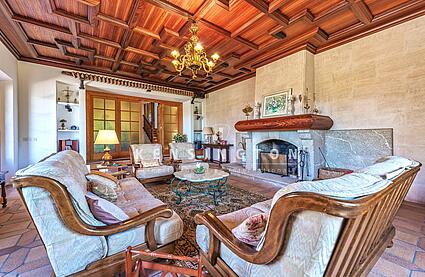 Finca in Sóller Wohnzimmer
