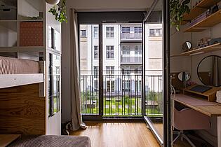 Kinderzimmer mit franz. Balkon