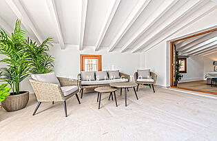 Penthouse in Palma de Mallorca- - Lounge below rooftop