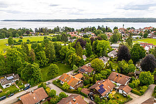 Blick bis zum Starnberger See