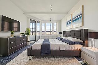 Visualisierung Wohnbeispiel -  Schlafzimmer