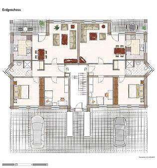 Wohnung links