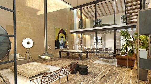 Penthouse in Santa Catalina Mallorca-Wohnzimmer Penthouse in Santa Catalina Mallorca-Wohnzimmer