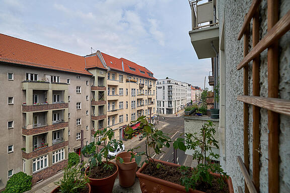 Aussicht vom Balkon Aussicht vom Balkon