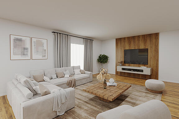 Wohnzimmer - Erdgeschoss - Einrichtungsbeispiel Wohnzimmer - Erdgeschoss - Einrichtungsbeispiel