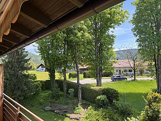 Ausblick Balkon