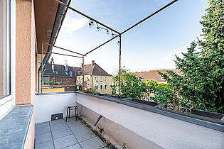 Großer Balkon