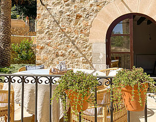 Neubau Stadthaus Deià Mallorca - terrasse