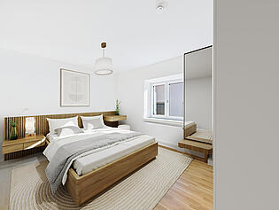 Einrichtungsbeispiel - Schlafzimmer