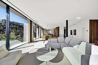Living room in a villa for sale 