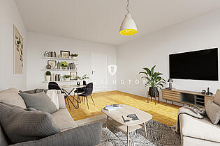 Wohn- u. Esszimmer Visualisierung