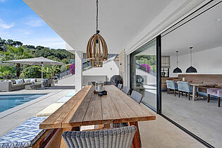  Outdoor terrace villa Costa d´en Blanes