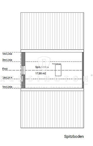 Grundriss Spitzboden