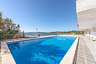 Piscina comunitaria con bonitas vistas al mar Mallorca propiedades