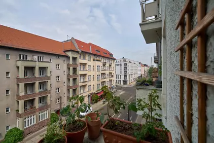 Aussicht vom Balkon