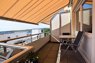 Dachterrasse mit Süd-Ost-Ausrichtung