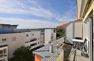 Dachterrasse mit Süd-Ost-Ausrichtung