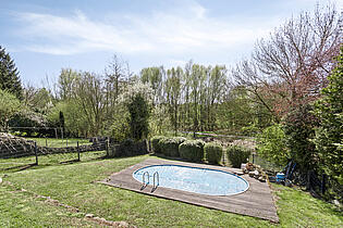 Pool und Werseblick