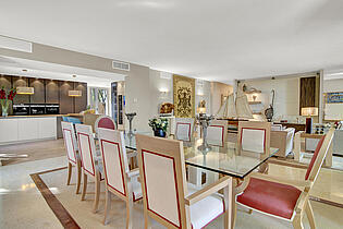 Bright and friendly dining area