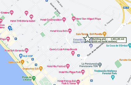 Maps location plot