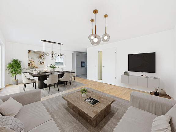 Einrichtungsbeispiel - Wohnzimmer Einrichtungsbeispiel - Wohnzimmer