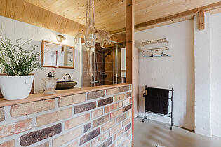 offenes Badezimmer