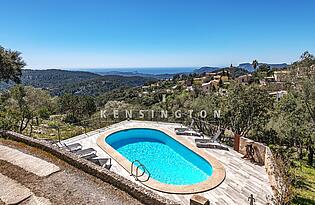 Chalet en Galilea Piscina con vistas al mar